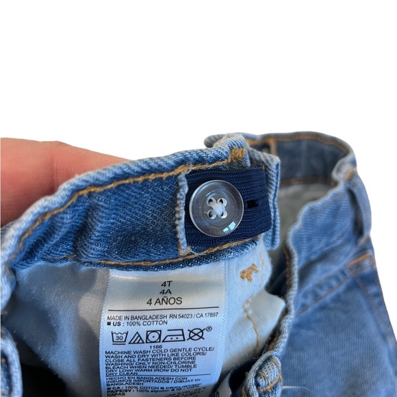 Old Navy Girls Shorts Lot of 2 Cut Off Style Size 4T EUC - Picture 3 of 7